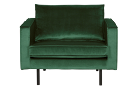 Fauteuil Rodeo velvet bosgroen