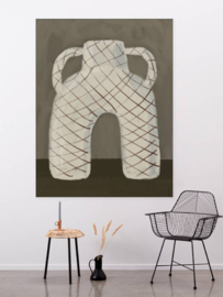Wandkleed ''Vivid vase 5"