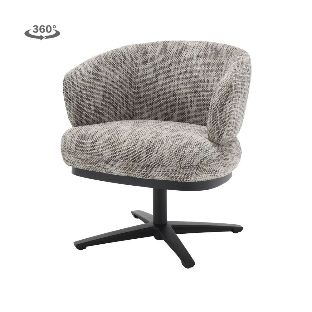 Fauteuil Perca - Wit/Grijs