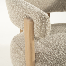 Fauteuil Lola -bruin Hush