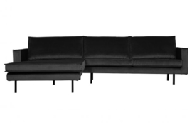 Loungebank Rodeo links velvet antraciet