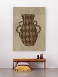 Wandkleed ''Vivid vase 8"