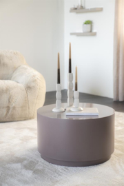 Mesita dark taupe coffee table