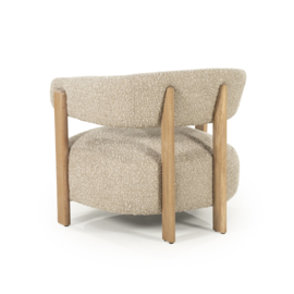 Fauteuil Lola -bruin Hush