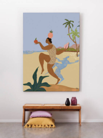 Wandkleed "Balancing act"