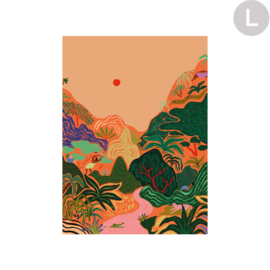Wandkleed "Hidden paradise"