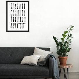 Art print "Blocks" incl. lijst