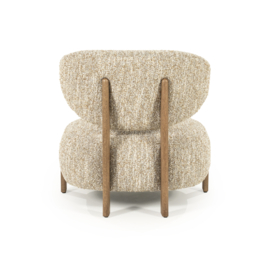 Fauteuil Reza bruin - beige  Bay