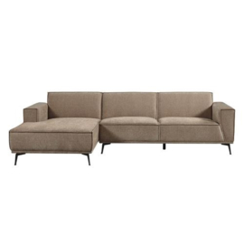 Bank Leeds 2,5 zits AR+ Chaise Lounge links- City 453 moss grey