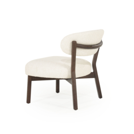 Fauteuil Mikky bruin - beige Moon