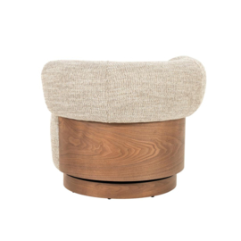 Fauteuil Nila bruin - taupe Vanu