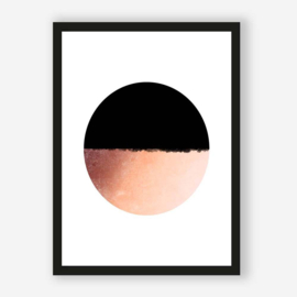 Art print "Circle Collision" incl. lijst