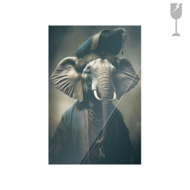 Glasprint "Elephant"