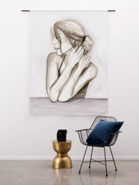 Wandkleed ''Female touch "