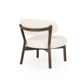 Fauteuil Mikky bruin - beige Moon