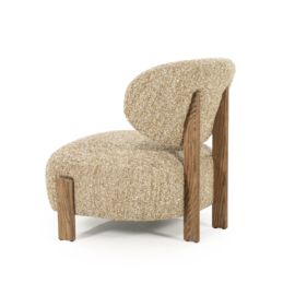 Fauteuil Reza bruin - taupe  Bay