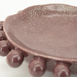 Bowl Viro - burgundy