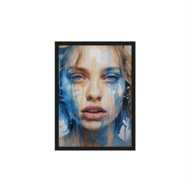 Art print ''Aqua'' incl. lijst