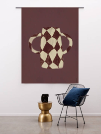 Wandkleed ''Vivid vase 7"