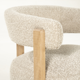 Fauteuil Lola -taupe Hush