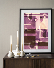 Art print 'Tribal Universe'" incl. lijst