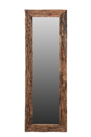 Spiegel oud Teak hout 86x4x149 cm