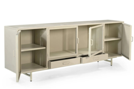 Odin dressoir taupe 200x40x75cm