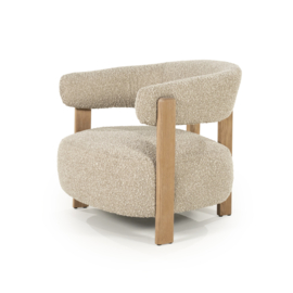 Fauteuil Lola -bruin Hush
