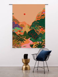 Wandkleed "Hidden paradise"