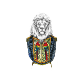 Wandkleed "LION"