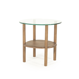 Bijzettafel Cleo -  lichtbruin