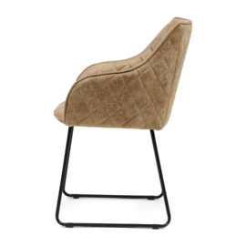 Eetkamerstoel met arml Frisco Drive , Pellini Camel