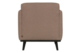 Fauteuil Statement met arml. Bouclé Nougat