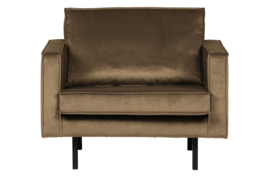 Fauteuil Rodeo velvet taupe