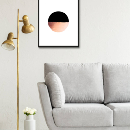 Art print "Circle Collision" incl. lijst