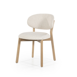 Eetkamerstoel Mikky naturel - beige Moon