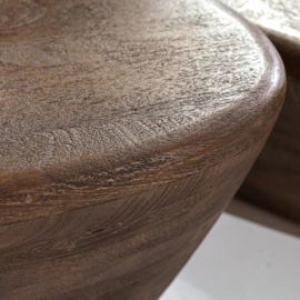 Salontafel Mila 70x53x35- bruin