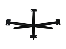 Salontafel kruispoot 90x50 cm