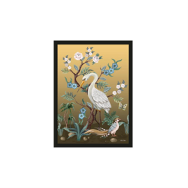 Art print ''Birds'' incl. lijst