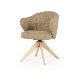 Stoel Connor Naturel - Mosterd