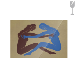 Glasprint "Serene Embrace"