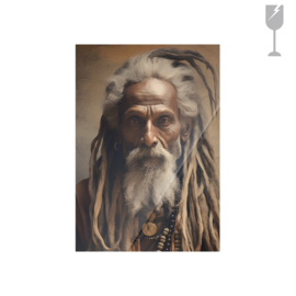 Glasprint "Wise Man"