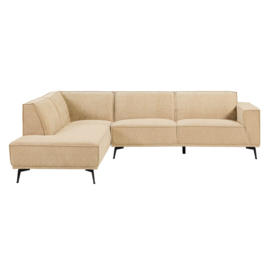 Bank leeds 2,5-AR + ottoman links - city 120 beige