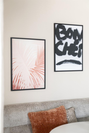 Art print ''Pink Palm'' incl. lijst