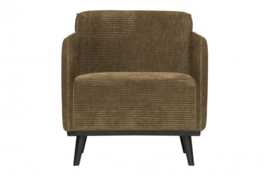 Fauteuil Statement met arm brede platte rib Rock