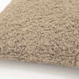 Kussen Teddy taupe