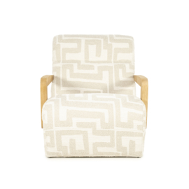 Fauteuil Olek - beige libre
