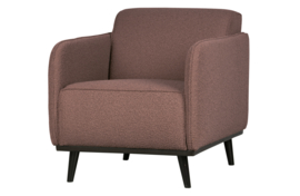 Fauteuil Statement met arml. Bouclé Coffee