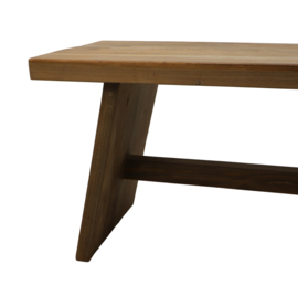 Bankje teak 140 cm