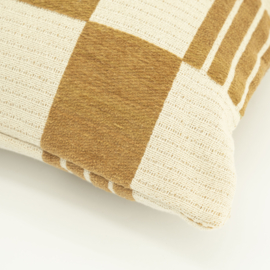 Kussen Twist - mustard